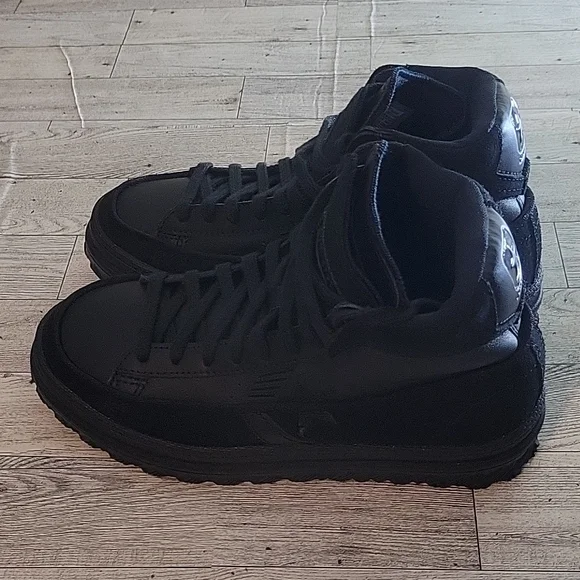 NWOT Converse Pro Leather X2 High Black Ice Triple Black‎ Sneakers Mens 5